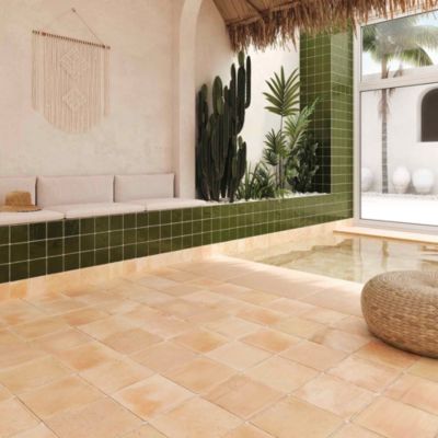Carrelage Effet Terre Cuite ROOTS 11x11 cm Sand Roots | Castorama