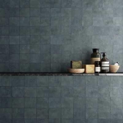 carrelage effet zellige 10x10 cm STAGE DENIM