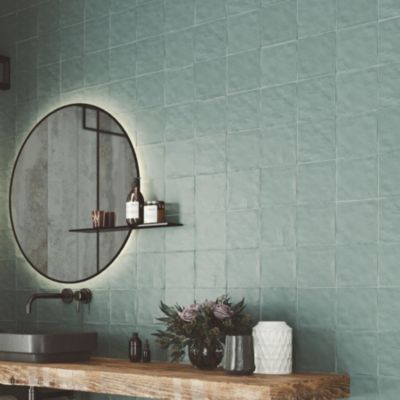 carrelage effet zellige 15x15 cm NOVA AQUA SEA
