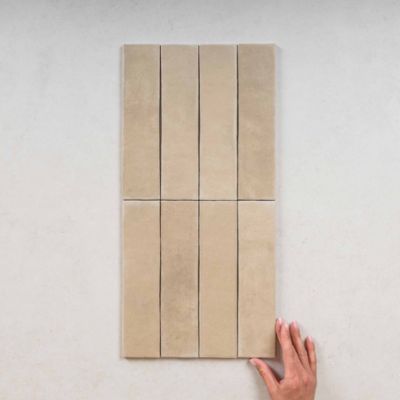 Carrelage Effet Zellige Beige ARGILE 6x24,6 cm Siena