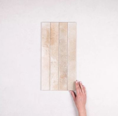 Carrelage Effet Zellige Beige BALI Almond 5x40cm