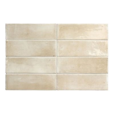 Carrelage Effet Zellige Beige COLO Gloss 5x15 cm canvas