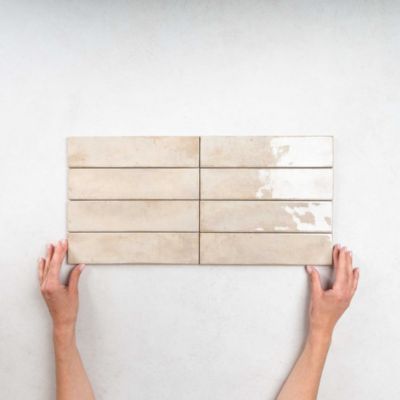 Carrelage Effet Zellige Beige FUSION Beige 6x25cm