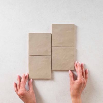 Carrelage Effet Zellige MANARA CLAY 10x10 Temara Taupe - Les Carreaux de Jean