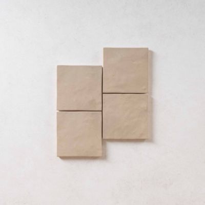 Carrelage Effet Zellige MANARA CLAY 10x10 Temara Taupe - Les Carreaux de Jean