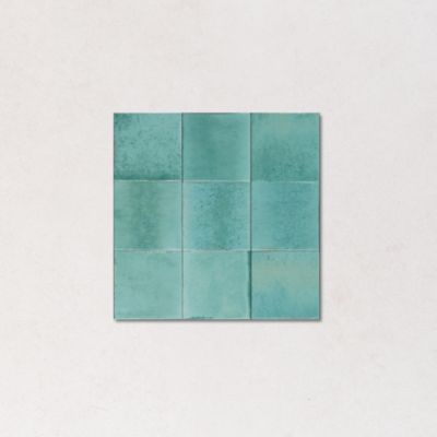 Carrelage Effet Zellige NEW LUME 10x10 cm Turquoise