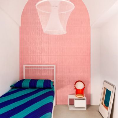 Carrelage Effet Zellige Rose LUZ Rosa 5,3x30cm | Castorama