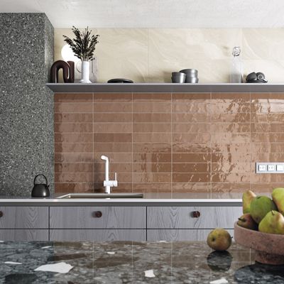 Carrelage extérieur antidérapant effet terrazzo 80x80 cm NIZA-R Antideslizante Negro