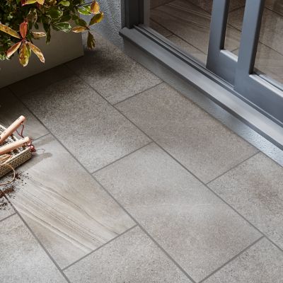 Carrelage Exterieur English Stone Gris 30 X 60 Cm Castorama