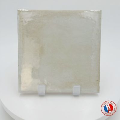 Carrelage extérieur piscine carré beige brillant 15x15 cm SPA&POOLS CANVAS