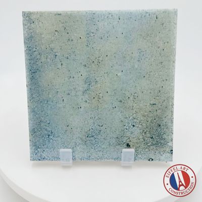 Carrelage extérieur piscine carré bleu mate 15x15 cm SPA&POOLS SEA MAT