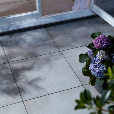 Carrelage extérieur Kontainer gris 60 x 60 cm