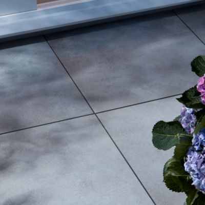 Carrelage extérieur Kontainer gris 60 x 60 cm