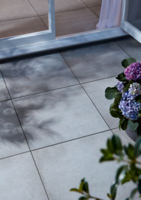 Carrelage extérieur Kontainer gris 60 x 60 cm