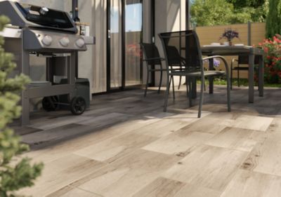 Carrelage extérieur Norwegio beige 30 x 60 cm