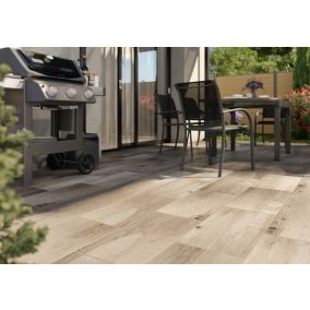 Carrelage extérieur Norwegio beige 30 x 60 cm