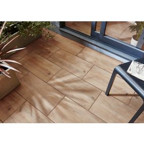 Carrelage extérieur Norwegio brun 30 x 60 cm