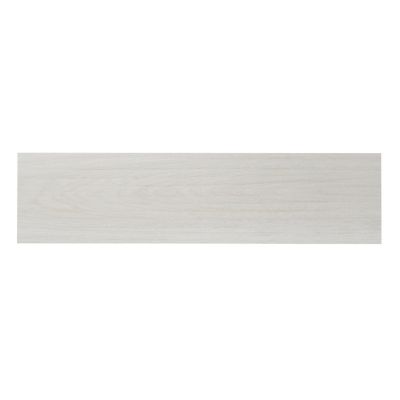 Carrelage extérieur Pinewood blanc 20 x 80 cm