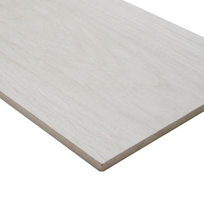 Carrelage extérieur Pinewood blanc 20 x 80 cm