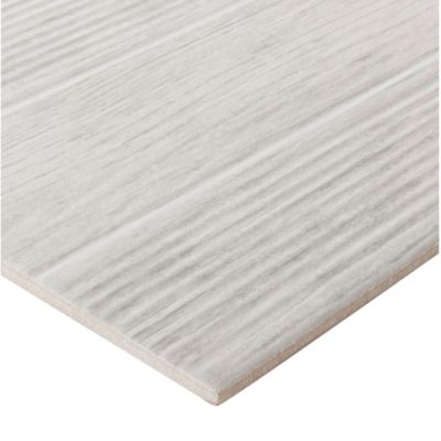 Carrelage extérieur Stripe wood blanc 30 x 60 cm