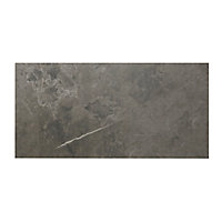 Carrelage grès cérame émaillé Ultimate effet marbre gris L. 75 x l.37,5 cm GoodHome