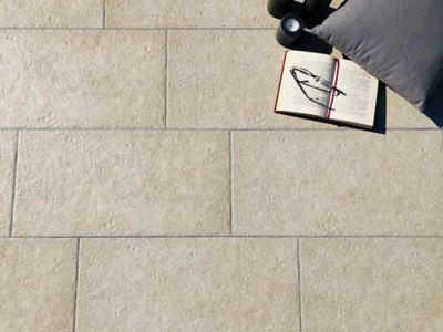 Carrelage grès cérame émaillé Castillon 9x60cm beige