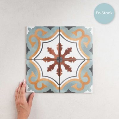 Carrelage Imitation Carreaux de Ciment 15x15 Olivia - Les Carreaux de Jean