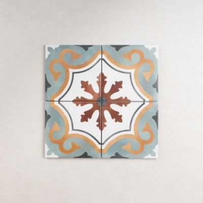 Carrelage Imitation Carreaux de Ciment 15x15 Olivia - Les Carreaux de Jean