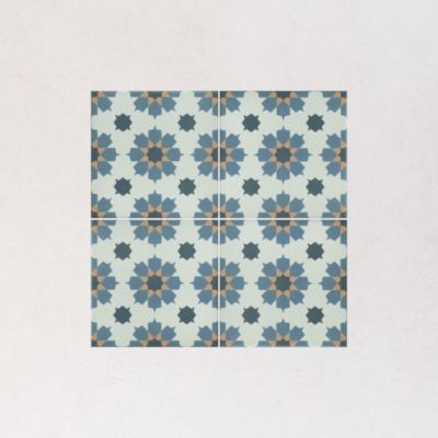 Carrelage Imitation Carreaux De Ciment 20x20 LA VILETTE Benoit Jaune - Les Carreaux de Jean