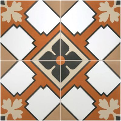 Carrelage Imitation Carreaux De Ciment 20x20 RIVOLI Turin - Les Carreaux de Jean