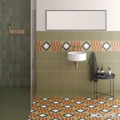 Carrelage Imitation Carreaux de Ciment BAUHOME 20x20 Mark Warm - Les Carreaux de Jean