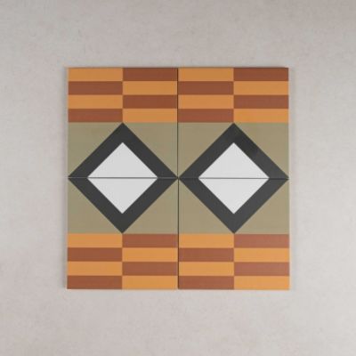 Carrelage Imitation Carreaux de Ciment BAUHOME 20x20 Mark Warm - Les Carreaux de Jean