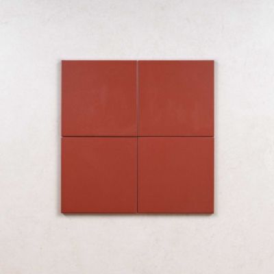 Carrelage Imitation Carreaux de Ciment KOMPAS 20x20 Rosset Red - Les Carreaux de Jean
