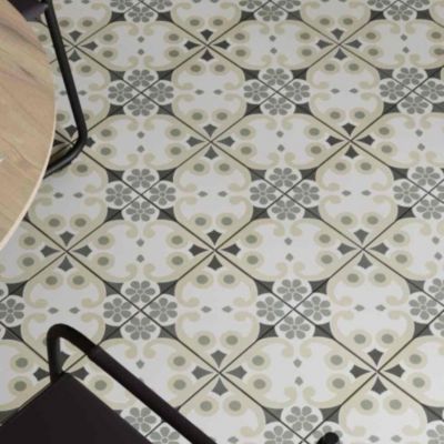 Carrelage Imitation Carreaux de Ciment LA MADELEINE 20x20 Jenette - Les Carreaux de Jean