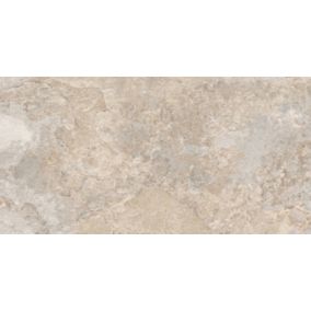 Carrelage imitation pierre marble  gris clair  33x66 cm