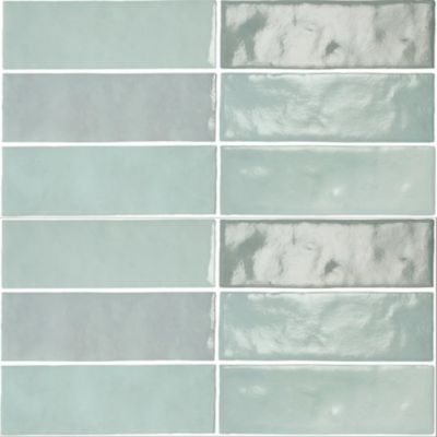 carrelage imitation zellige 6.5x20 cm MALEM AQUA