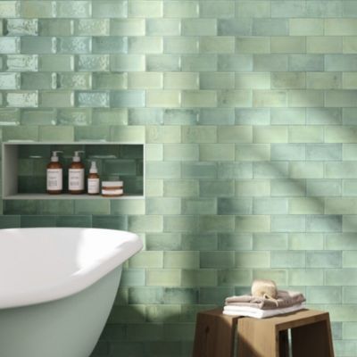 carrelage imitation zellige 7,5x15 cm SOFIA AQUA