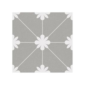 Carrelage intérieur / extérieur effet ciment 20x20 cm BALI Tuban gris