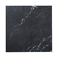 Carrelage intérieur sol et mural effet marbre L.59.5 cm x l.59.5 cm x Ep.0.9 cm noir Colours