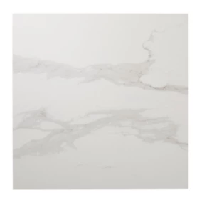 Carrelage intérieur sol et mural Ultimate marble effet marbre L.59.5 cm x l.59.5 cm x Ep.0.9 cm blanc GoodHome