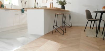 Carrelage intérieur sol et mural Ultimate marble effet marbre L.59.5 cm x l.59.5 cm x Ep.0.9 cm blanc GoodHome