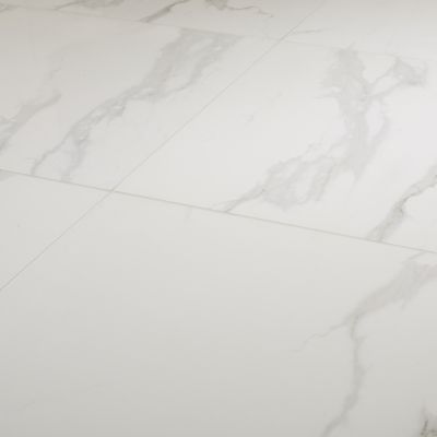 Carrelage intérieur sol et mural Ultimate marble effet marbre L.59.5 cm x l.59.5 cm x Ep.0.9 cm blanc GoodHome