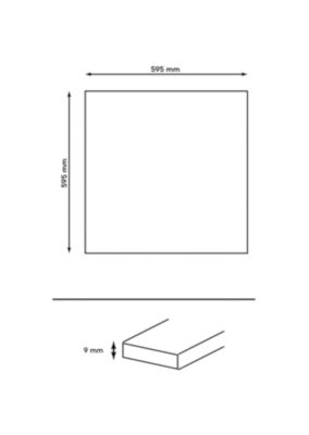 Carrelage intérieur sol et mural Ultimate marble effet marbre L.59.5 cm x l.59.5 cm x Ep.0.9 cm blanc GoodHome