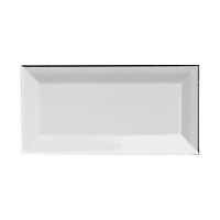 Carrelage mur blanc 7,5 x 15 cm HD2I Métro (vendu au carton)
