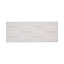 Carrelage mur blanc effet relief 20 x 50 cm Cortese (vendu au carton)