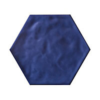 Carrelage mur bleu 17,5 x 20 cm Flooring Design Makara (vendu au carton)