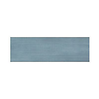 Carrelage mur bleu 20 x 60 cm Studio (vendu au carton)