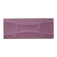Carrelage mur décor violet 20 x 50 cm Emotion