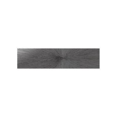 Carrelage mur effet métal anthracite décoratif palletté 30x120 cm IONIC IMPACT STEEL