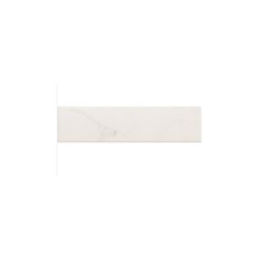 Carrelage mur effet marbre blanc brillant 7,5x30 cm CARRARA